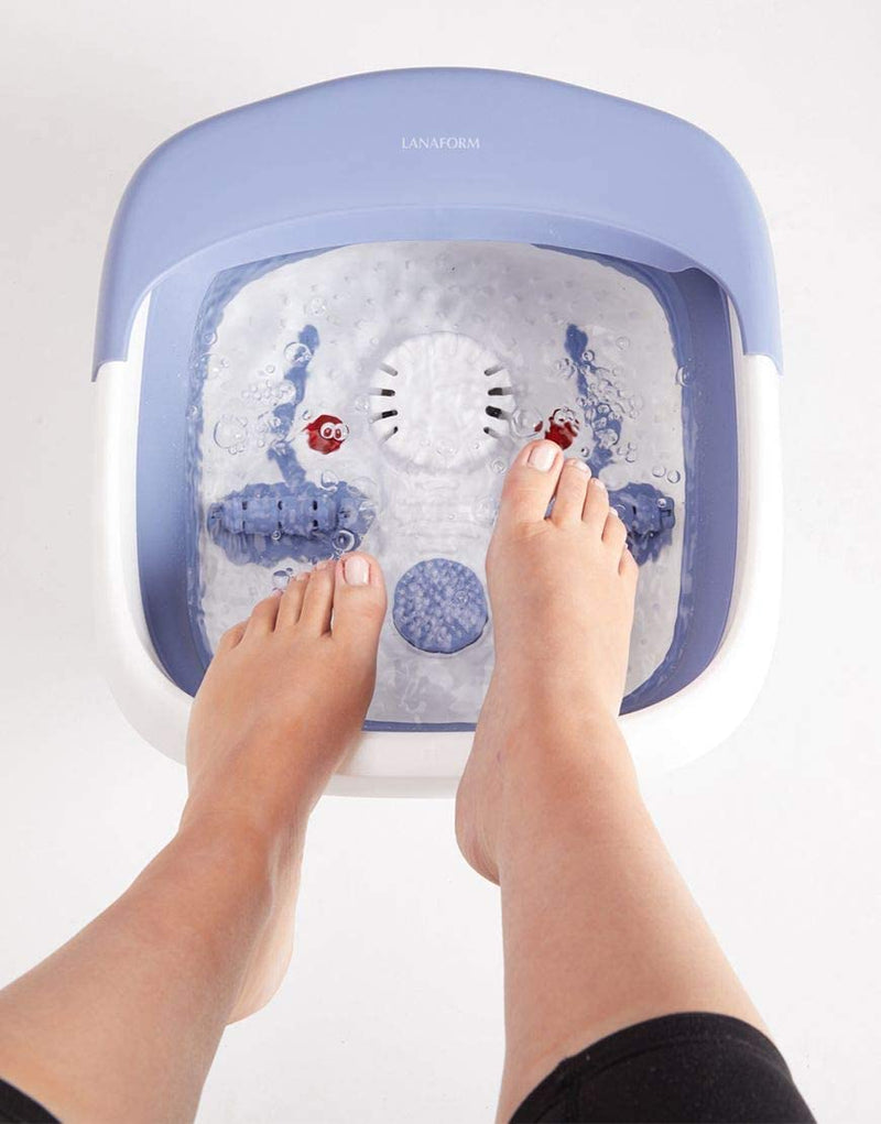 Bain de pieds à bulles Heat & Fold Spa