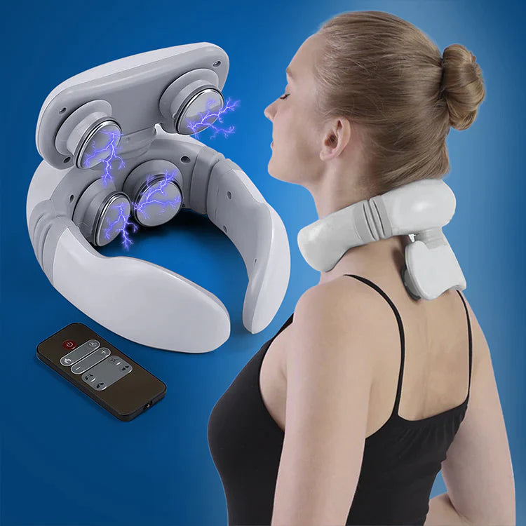 Masseur de cou à impulsion rechargeable