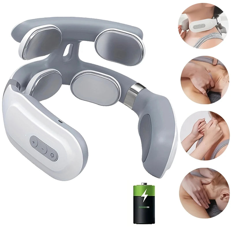 Masseur de cou à impulsion rechargeable